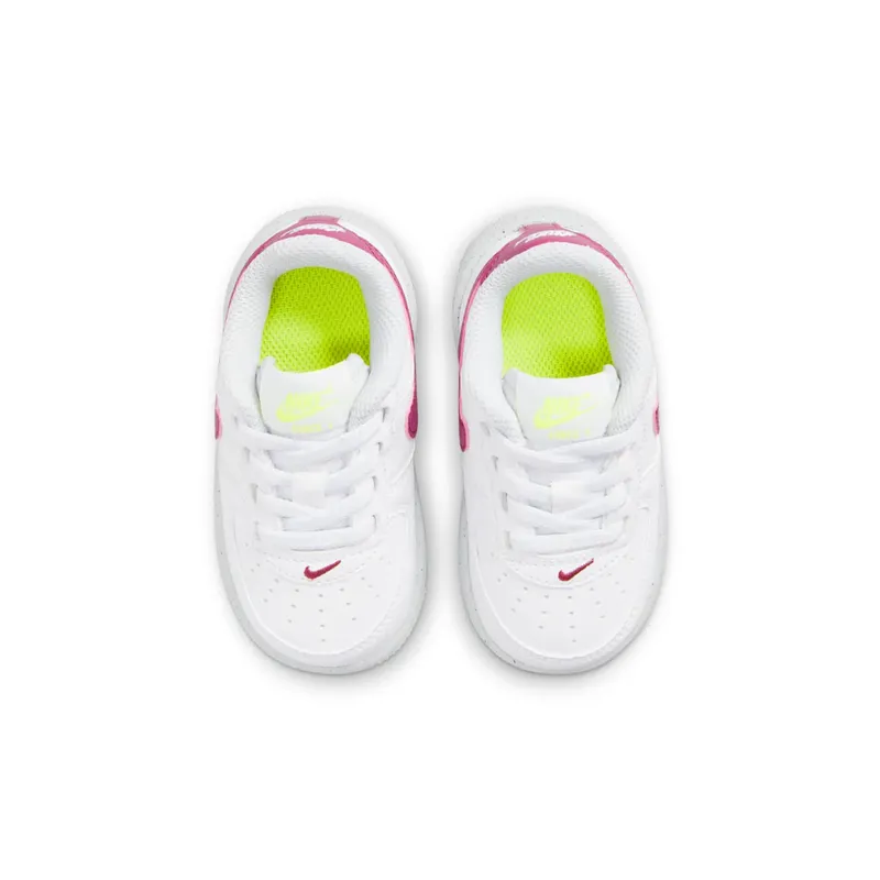 Nike Force 1 Crater Next Nature Baby & Toddler White 50% Sustainable Materials (DH8697-100)