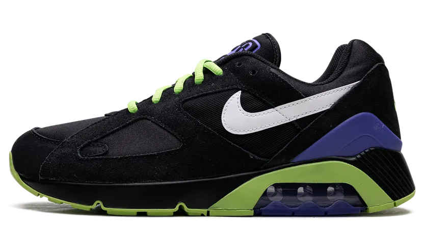 Nike Air 180 QS (black / white / action green / persian violet) – FZ3058-001
