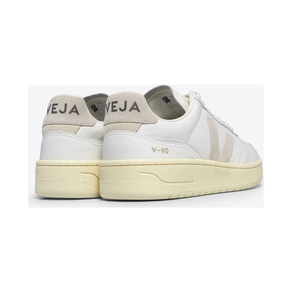 Veja V-90 LEATHER WHITE NATURAL – “White” (VD2003655A)