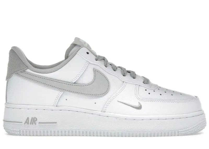 Nike Air Force 1 Low ’07 White Light Iron Ore Reflective Swoosh (FV0388-100)