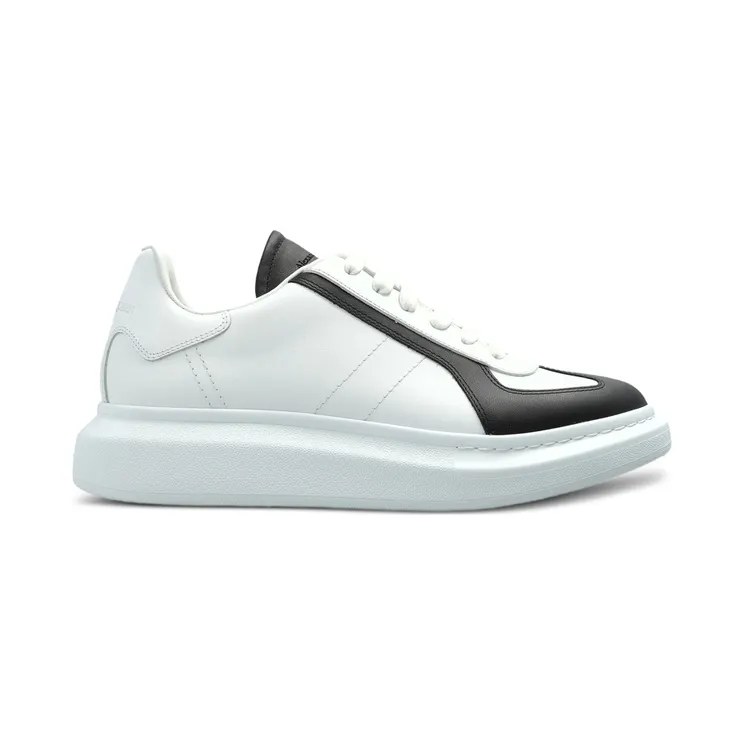 Alexander Mcqueen Oversized Lace-up Low-top “White/Black” (807882 WIAIK 9061)