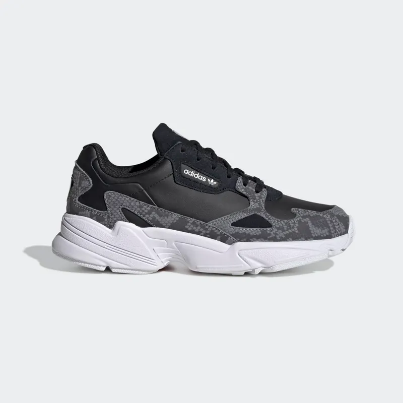 Adidas Falcon ‘Black Snakeskin’ Core Black/Core Black/Cloud White (FV4483)