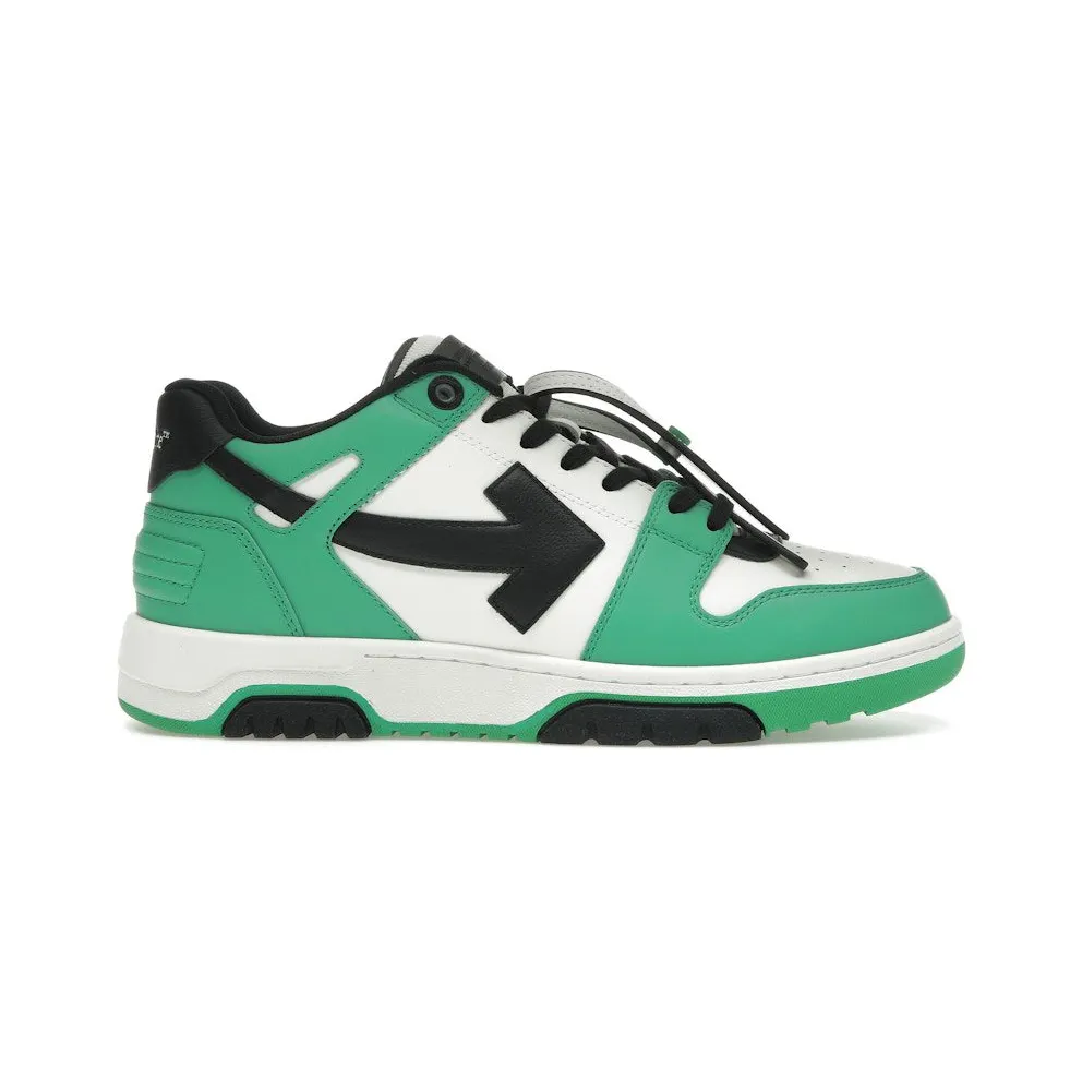 OFF-WHITE Out Of Office “OOO” Low Tops Green Black (OMIA189S24LEA0065510)