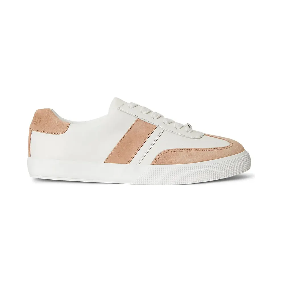 Lauren-ftw sneaker Camel / White (802P15842-004)