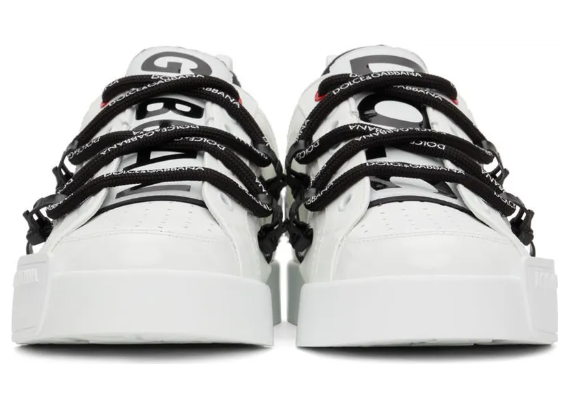 Dolce & Gabbana Black Portofino Sneakers (CS1783 AJ986) (2)