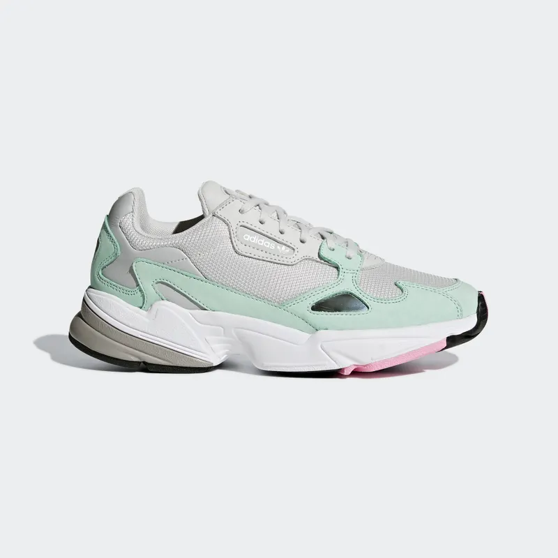adidas Falcon Watermelon (W) Grey One/Grey One/Easy Green (B28127)