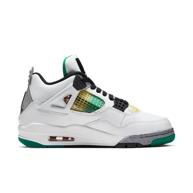 Air Jordan WMNS 4 ‘Rasta’ University Red Lucid Green (2020) (AQ9129-100)
