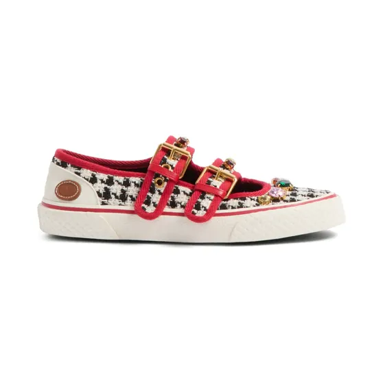 Valentino Garavani Dollyboard Mary-Jane ballerina’s “White” (WS0LH6MYL)
