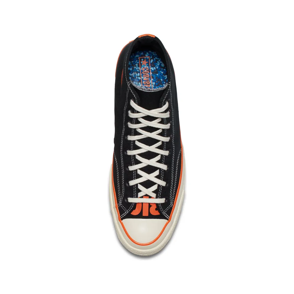 Converse Chuck Taylor All-Star 70s Hi Vince Staples Black Black/Vibrant Orange-Egret (161253C)