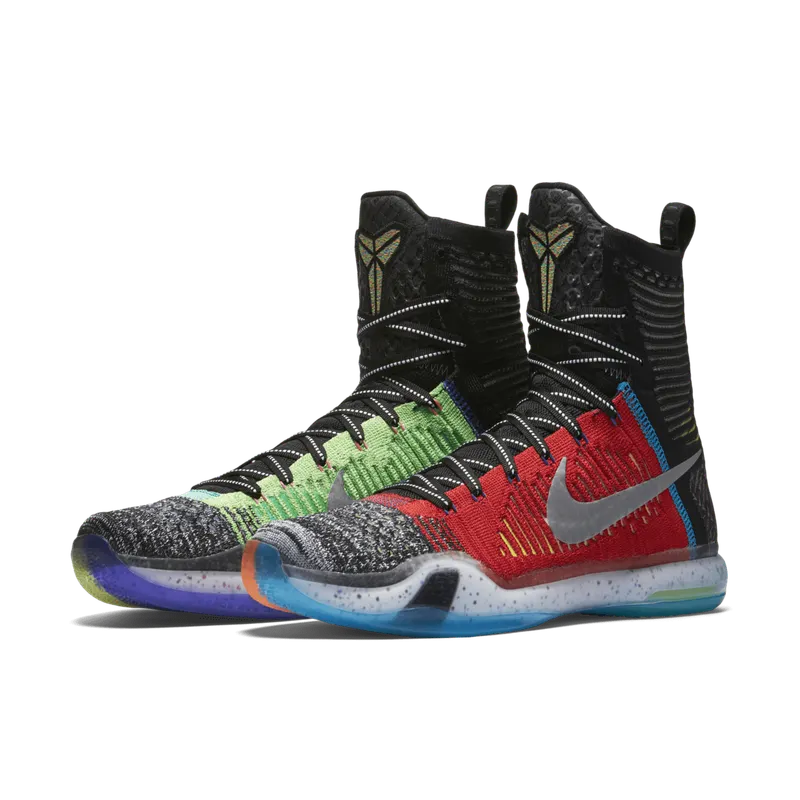Nike Kobe 10 Elite High What the Multi-Color/Reflective Silver (815810-900)
