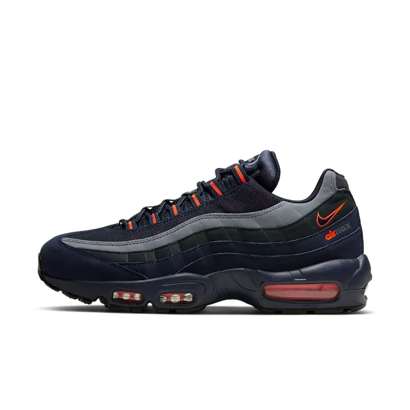 Nike Air Max 95 Logo Navy Orange (CW7477-400)