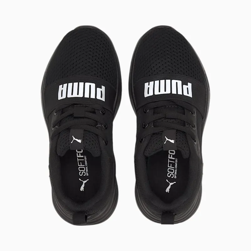 PUMA Wired Run Kids’ Black/White (374216-01)