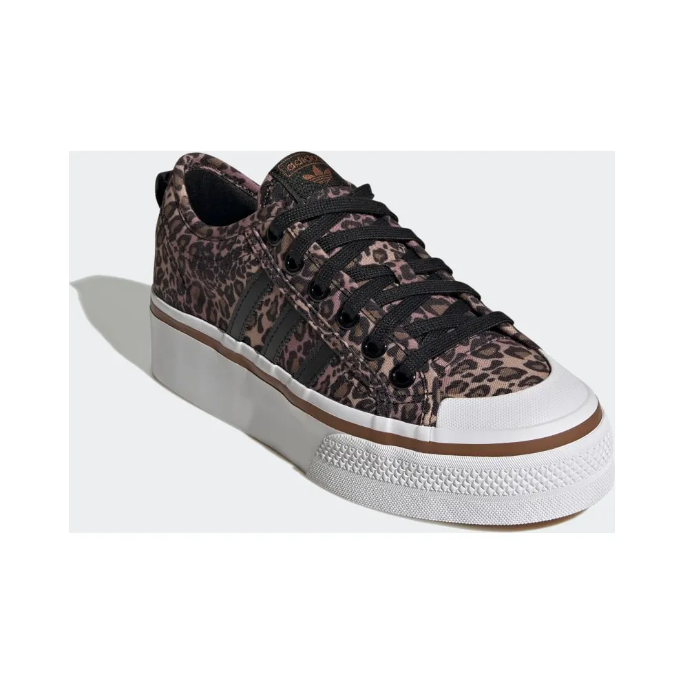 Adidas Nizza Platform Core Black / Cloud White / Wild Brown (GY9526)