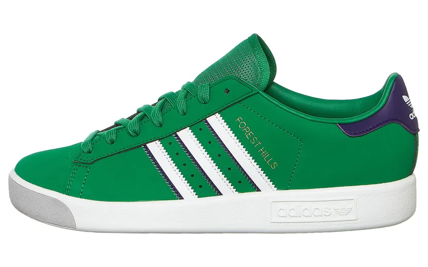 adidas Forest Hills Green / Footwear White / Dark Purple (FW4771)