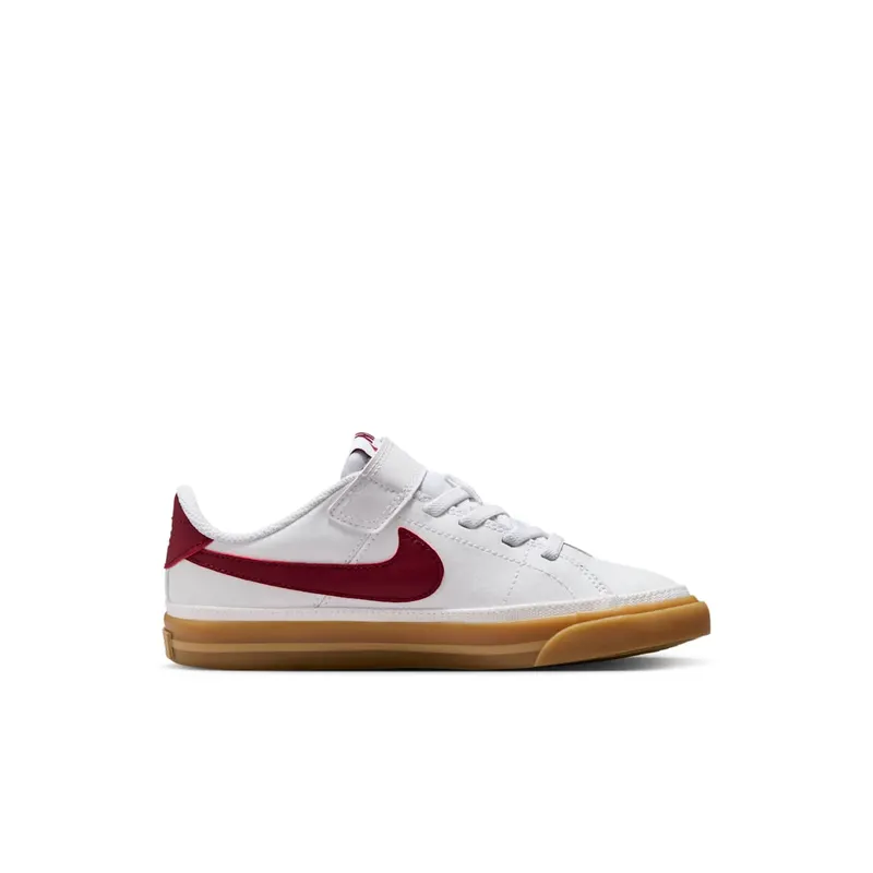 Nike Court Legacy White Gum Yellow Team Red (DA5381-132)