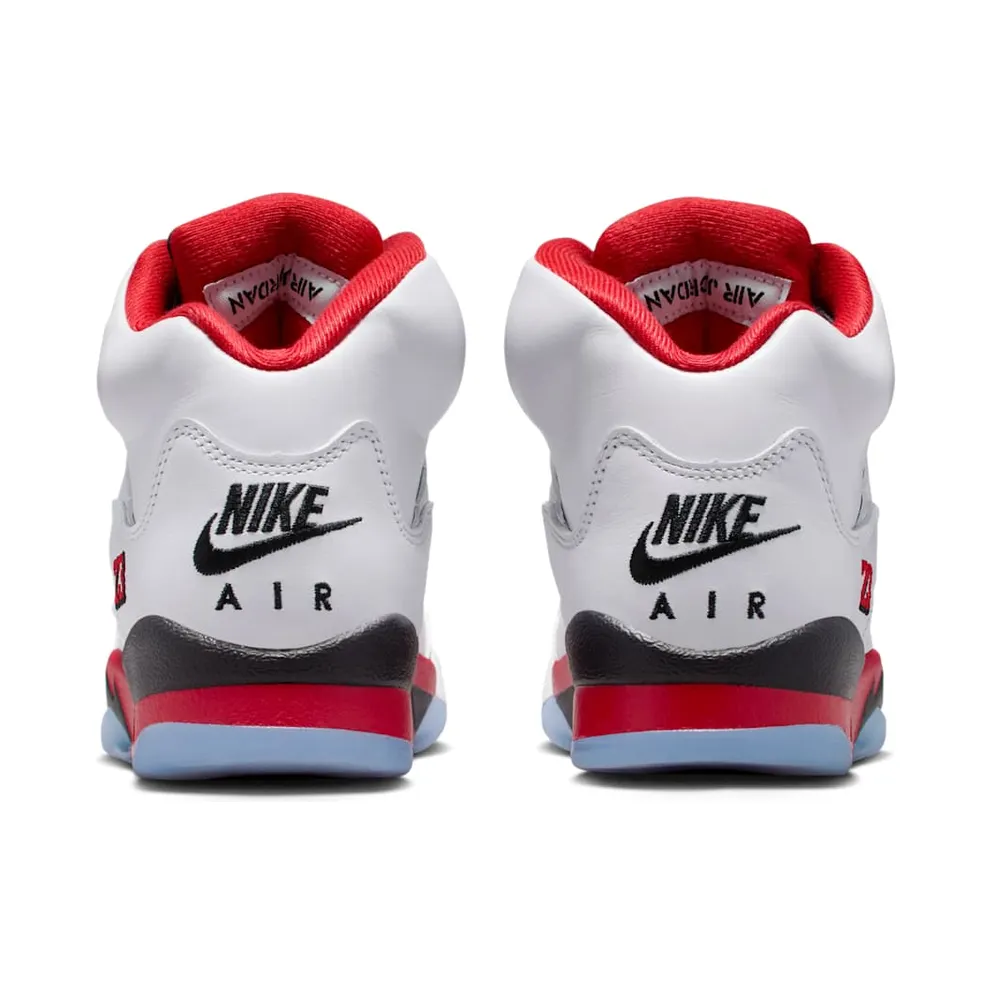 Jordan Air Jordan 5 “White/Fire Red/Black” (HQ7980-101)