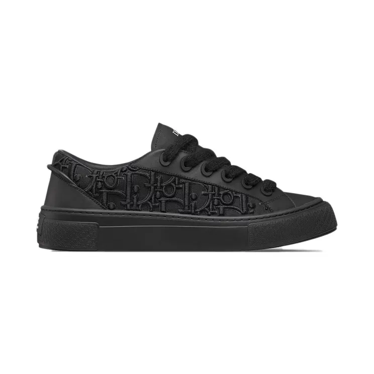 Dior B33 Black Smooth Calfskin Oblique Raised Embroidery (Numbered) (3SN303ZYQ_H900)