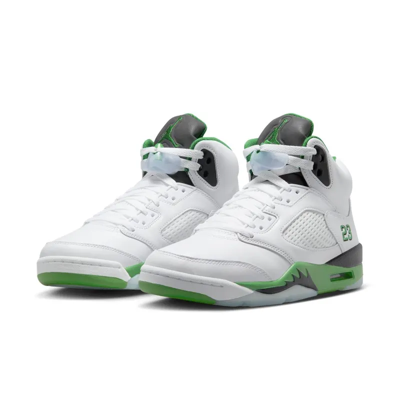 Air Jordan 5 Retro ‘Lucky Green’ White/Black/Ice Blue/Lucky Green (DD9336-103)
