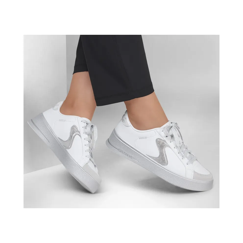 Skechers Hiland – Quite Chic – White / Silver (185170 WSL)