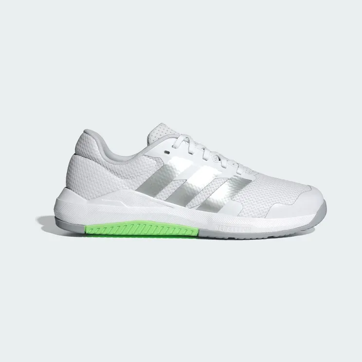 Adidas Dropset Base Cloud White / Matte Silver / Lime Burst (JS3048)