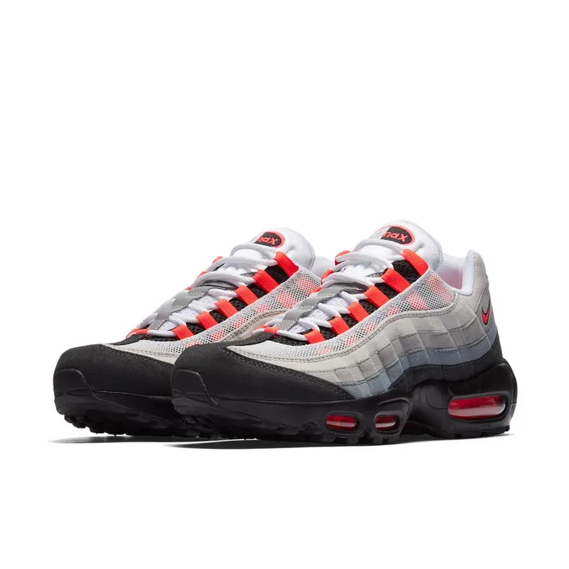 Nike Air Max 95 Solar Red (2011) White/Solar Red-Neutral Grey-Medium Grey (609048-106)