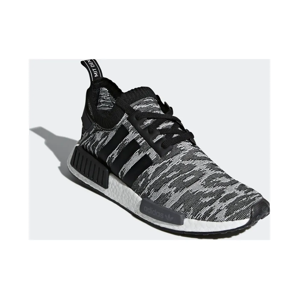 adidas NMD R1 Black Glitch Core Black/Core Black/Solar Red (CQ2444)