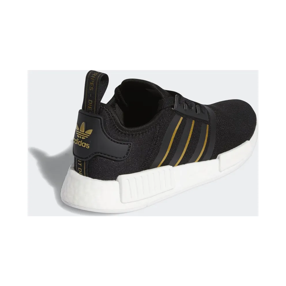 adidas NMD_R1 Core Black (W) Core Black/Gold Metallic/Crystal White (FW6433)