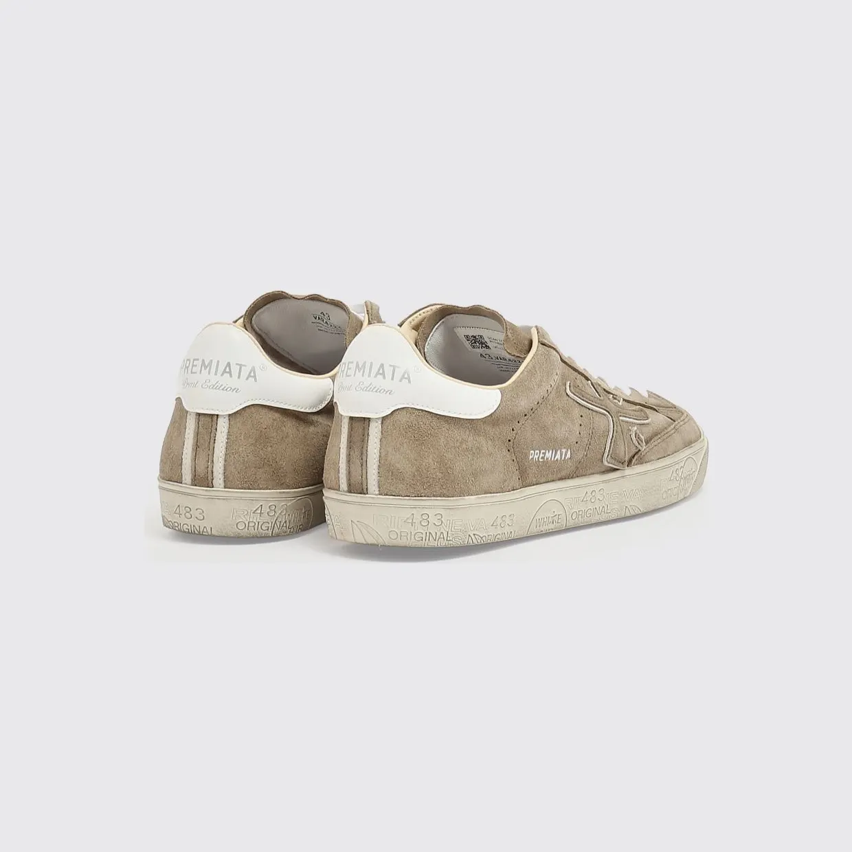 Premiata Steven Suede Sneakers Mud (STEVEN6221) (2)