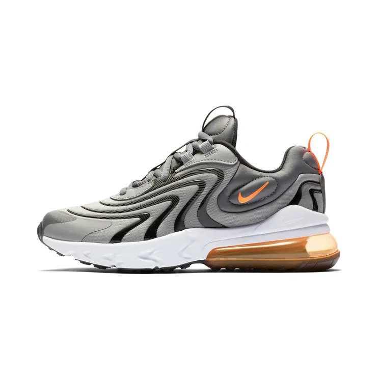 Nike Air Max 270 React ENG “Iron Grey / Particle Grey / Black / Total Orange” (CD6870-002)