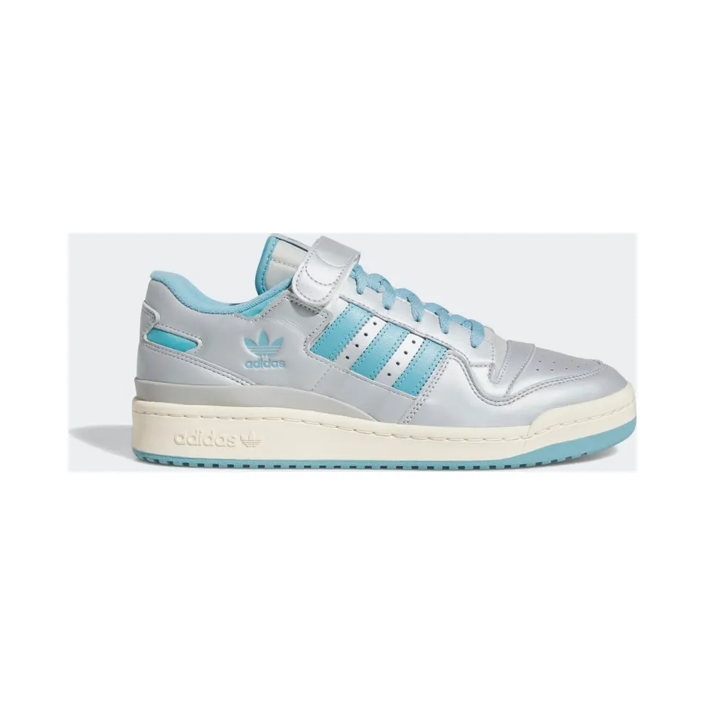 adidas Forum 84 Low Schuh Silver Metallic / Preloved Blue / Grey Two (FZ6294)