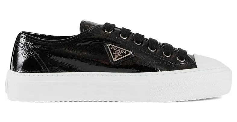 Prada Naplak Leather Sneakers Black Patent (1E770N_H27_F0632)