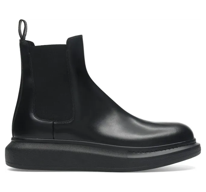 Alexander McQueen Hybrid Chelsea Boot Black (586198 WHX52 1000)