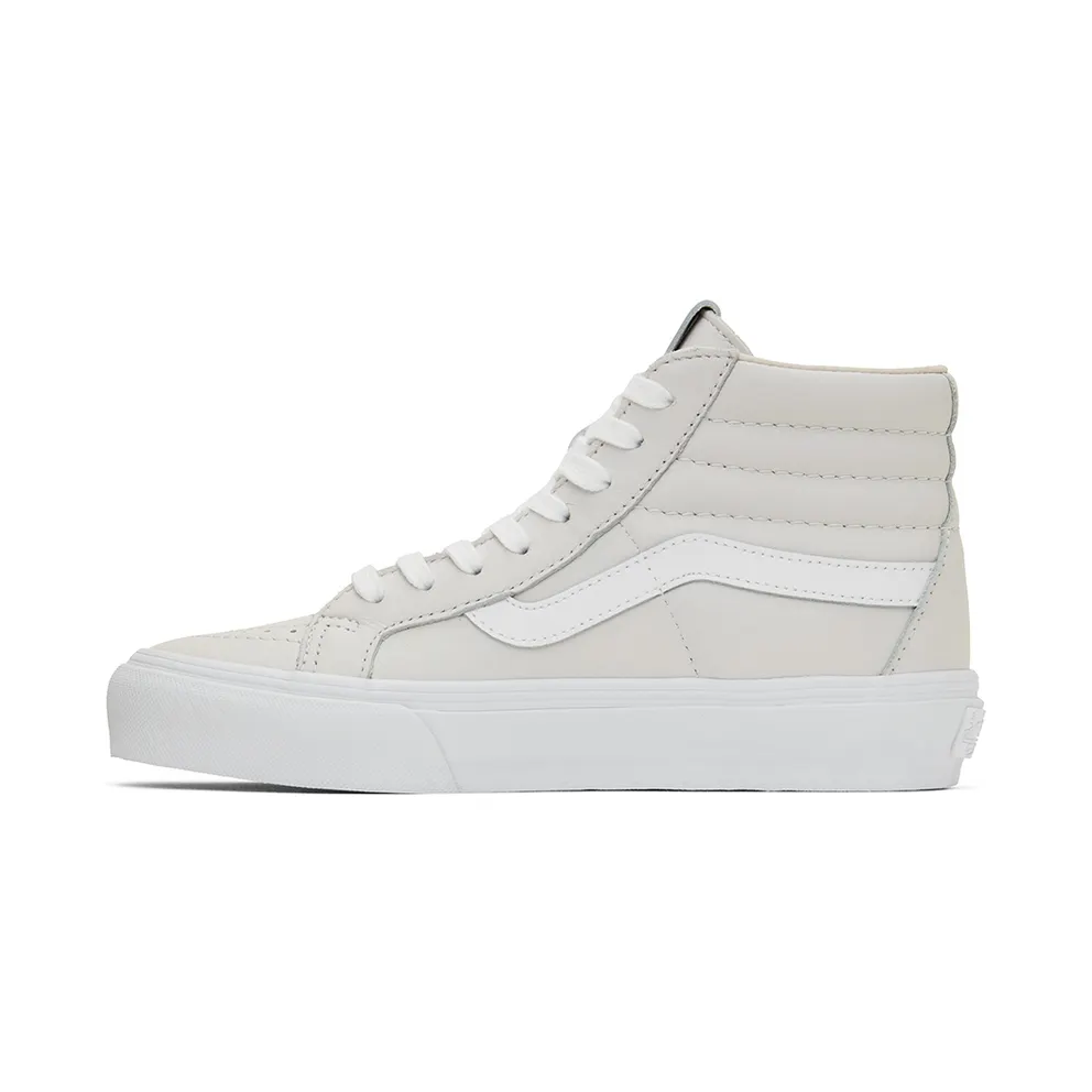 Vans Off-White Leather Sk8-Hi Reissue VLT LX (VN0A4BVH9HA)