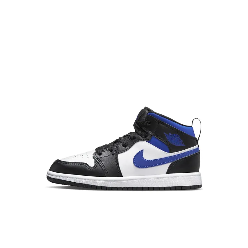 Air Jordan 1 Mid Racer Blue (PS) – “Black / Racer Blue-white” (640734-140)