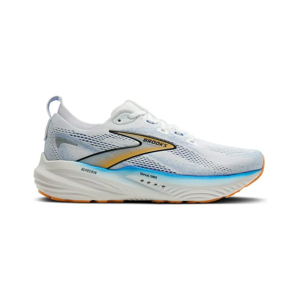 Brooks Glycerin White / Cobalt / Orange (110445-1D-136)