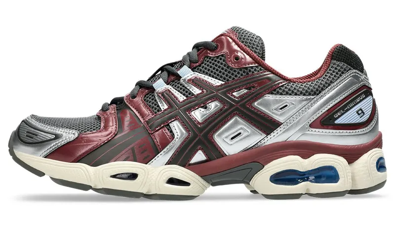 ASICS Gel-Nimbus 9 Truffle Grey Dark Cherry (1201A424-026)