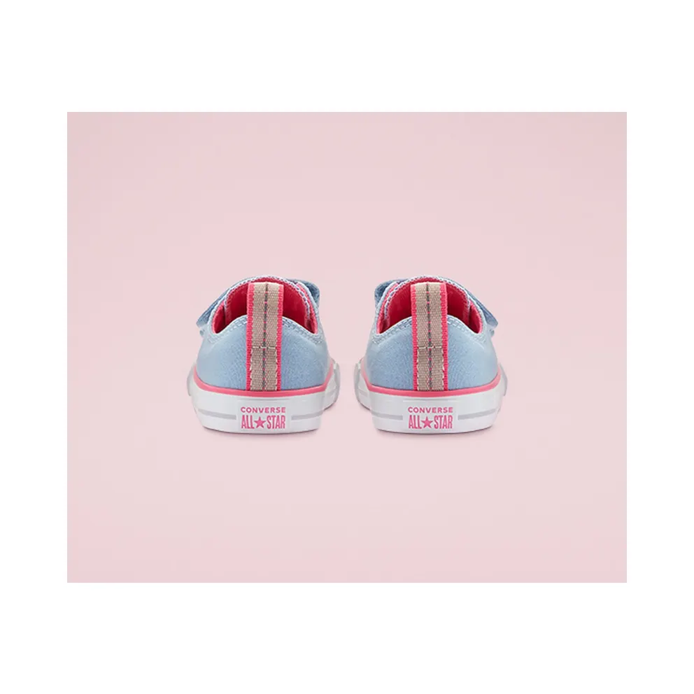 Converse Converse Color Easy-On Chuck Taylor All Star Low Top Sea Salt Blue/bold Pink/white (770412C)