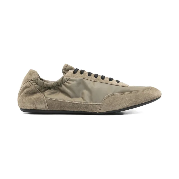 Prada Collapse Re-Nylon and Suede Elasticized “Green” (2EG479 F G001 D7C F0393)