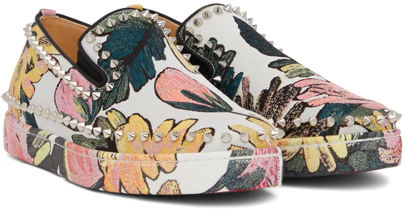 Christian Louboutin Multicolor Pik Boat Sneakers (1220625)