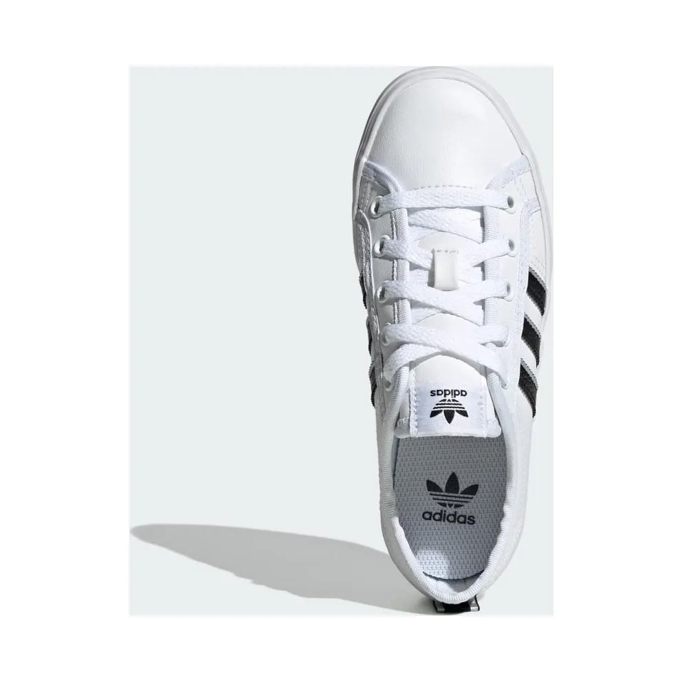 Adidas NIZZA LO CL K Cloud White / Core Black / Silver Metallic (H05057)
