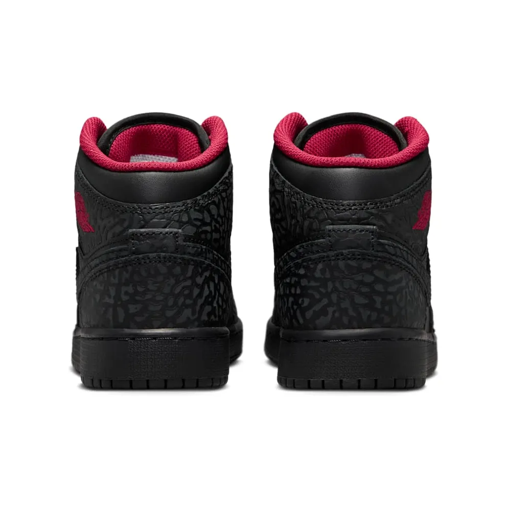 Nike Air Jordan 1 Mid SE “Black / Tough Red” (IX3528-010)
