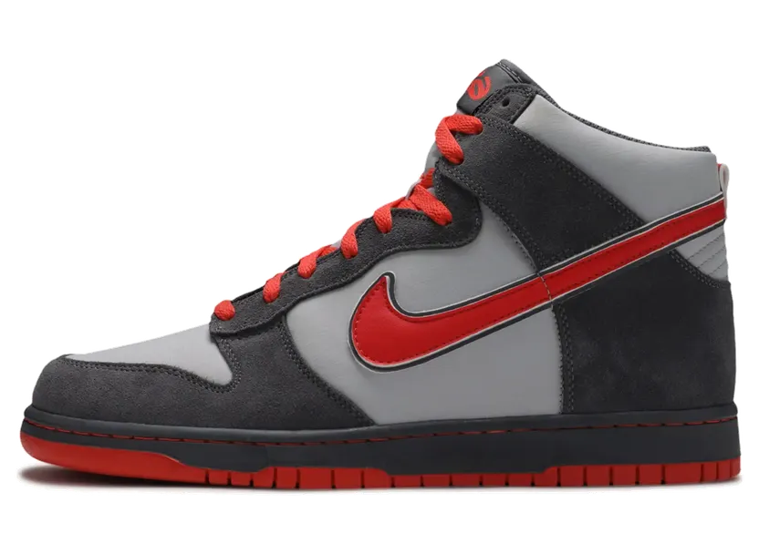 Nike Dunk High 6.0 Prem “Dark Grey / Max Orange” (506266-001)