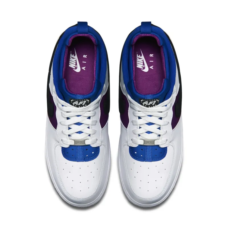 Nike Air Force 1 Low Huarache White/Black-Lyon Blue-Bold Berry (705063-100)