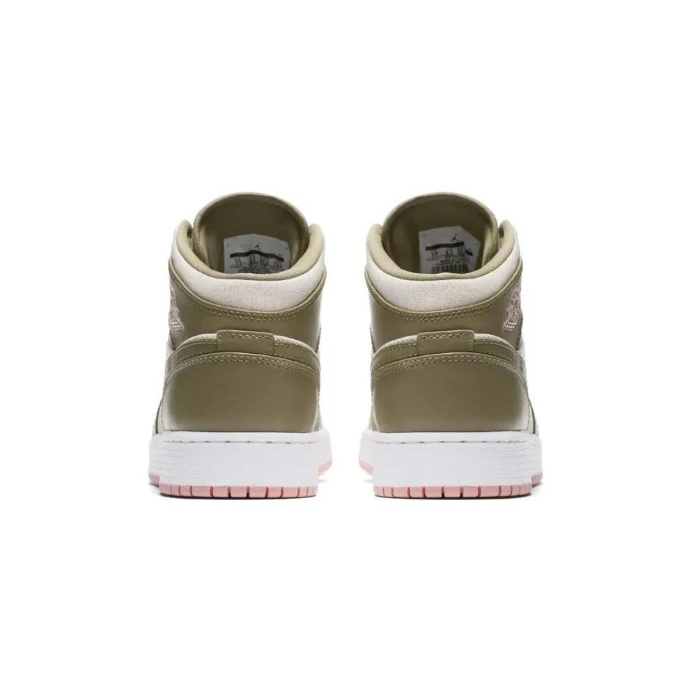 Jordan 1 Mid Trooper Bleached Coral (GS) Trooper/Bleached Coral (555112-225)