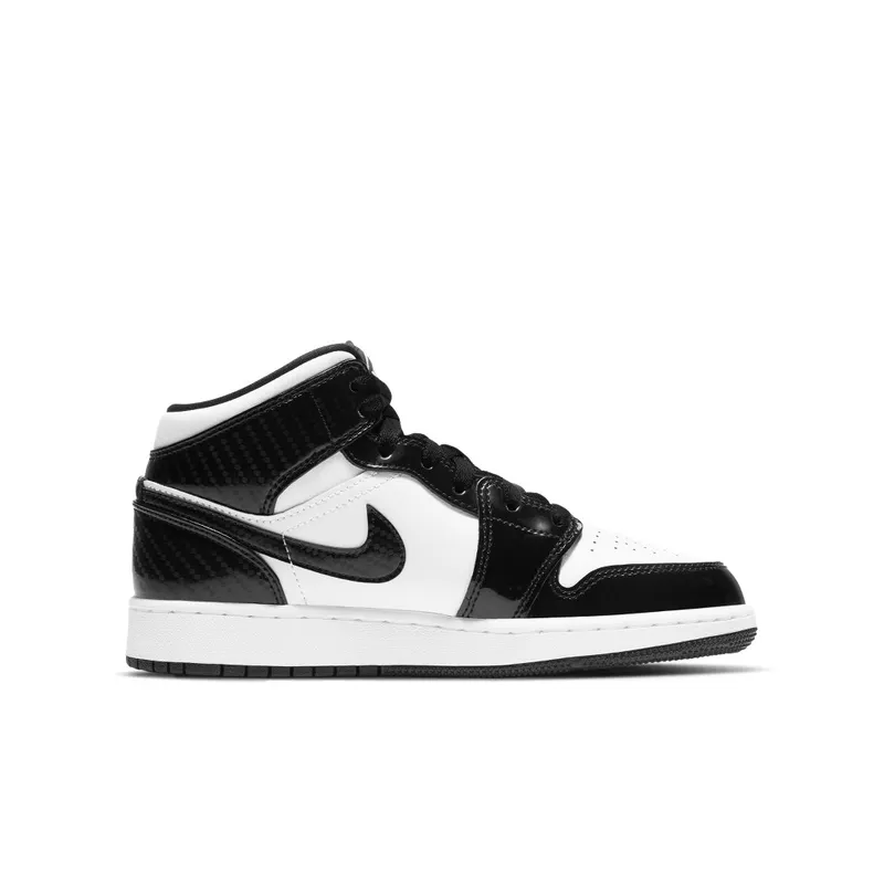 Jordan 1 Mid SE All-Star (2021) (GS) Black/White-Black (DD2192-001)