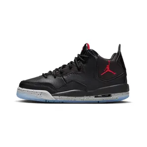 Jordan Courtside 23 Black Cement (GS) “Black / Particle Grey / Gym Red” (AR1002-023)