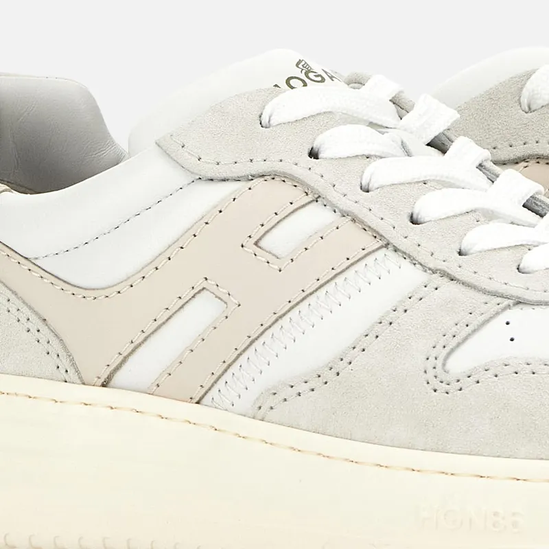 Sneakers Hogan H630 Silver Ivory (HXW6300EU50ODZ0ZS5) (5)
