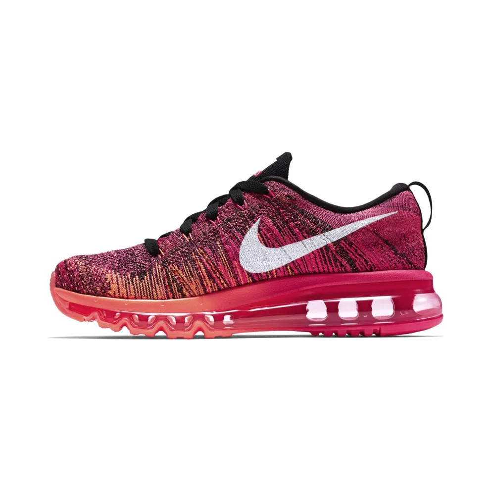 Nike Flyknit Max Pink Foil Hot Lava (W) Black/White-Pink Foil-Hot Lava (620659-006)