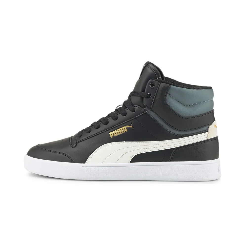 Puma Shuffle Mid Black/Grey/Gold (38074807)