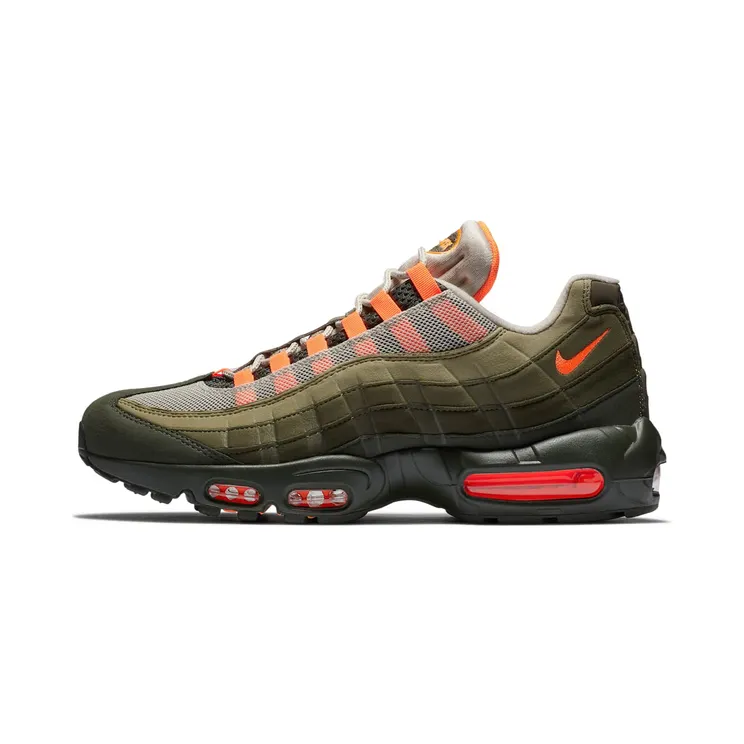 Nike Air Max 95 OG “String / Neutral Olive / Medium Olive / Total Orange” (AT2865-200)
